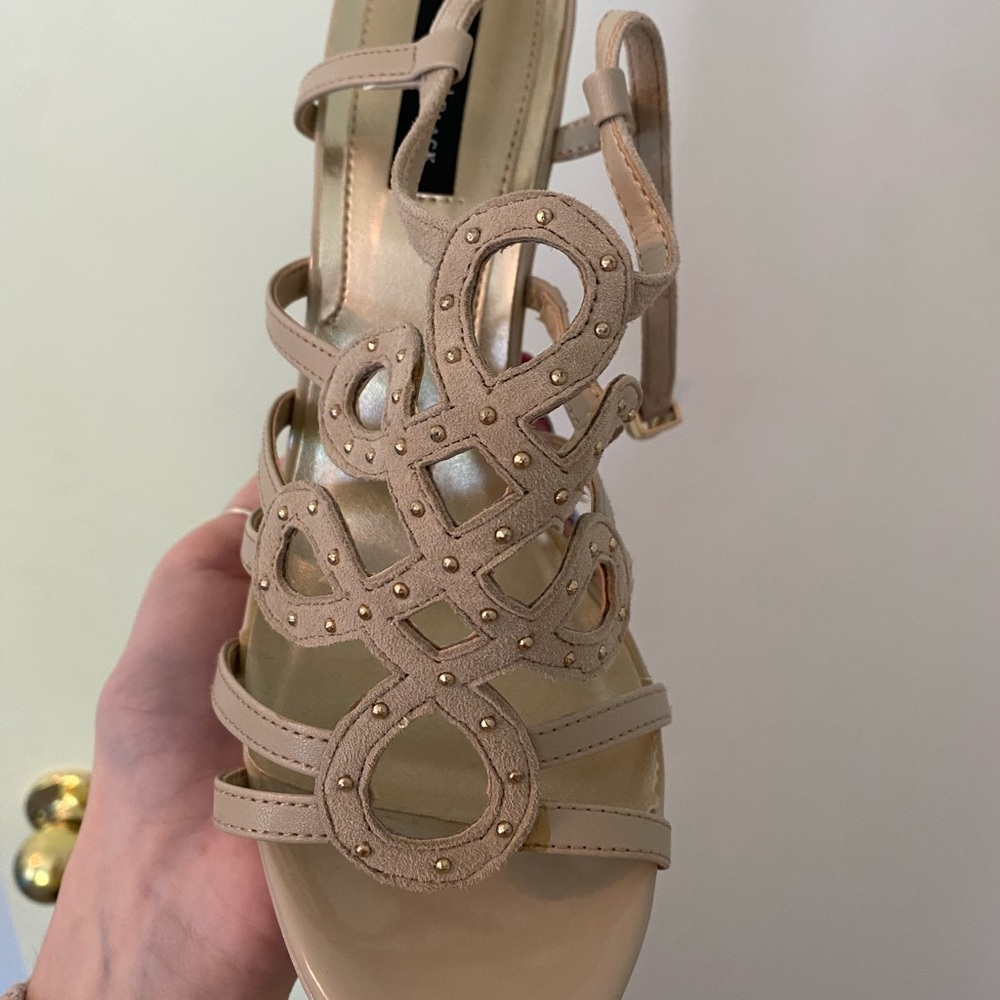 Brand New Gold White House Black Market Heels!